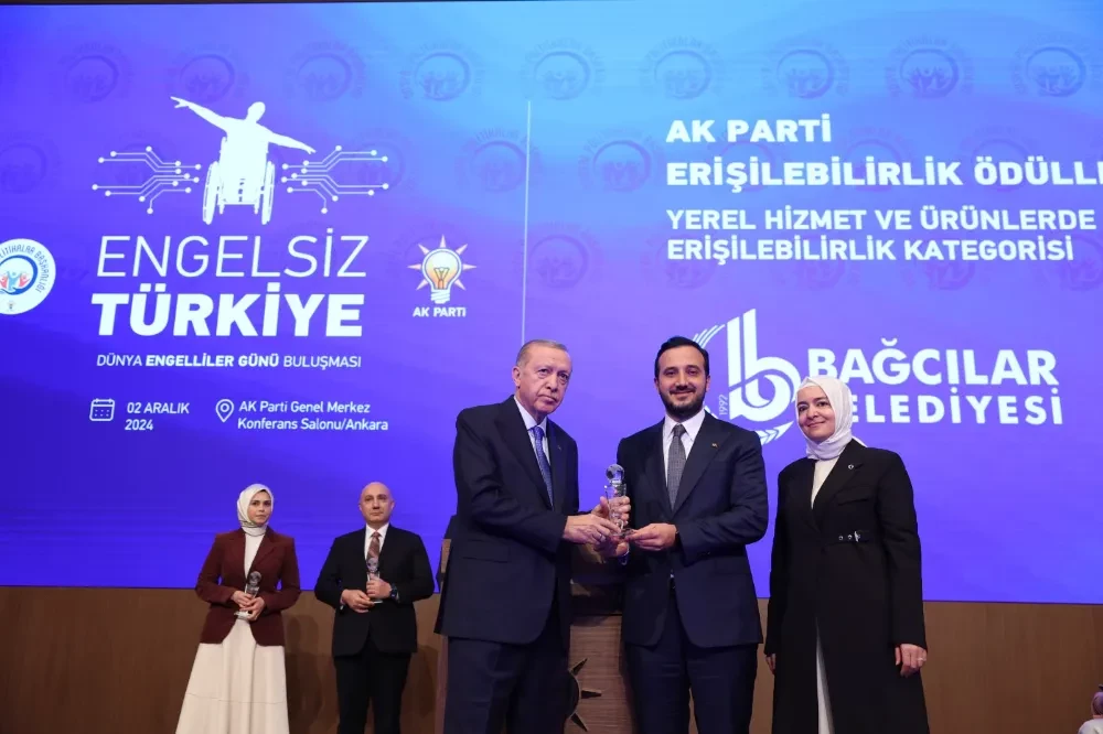 Erdoğan’dan Özdemir’e “Erişilebilirlik” Ödülü 